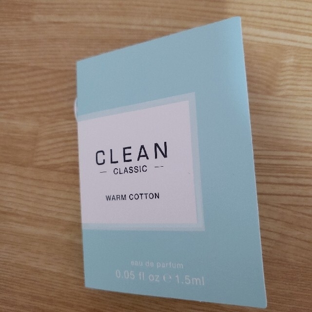 CLEAN(クリーン)のクリーン CLEAN クラシック ウォームコットン  香水 1.5ml サンプル コスメ/美容の香水(ユニセックス)の商品写真