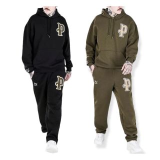 プーマ(PUMA)のPUMA TEAM PULLOVER HOODIE & SWEATPANTS L(パーカー)