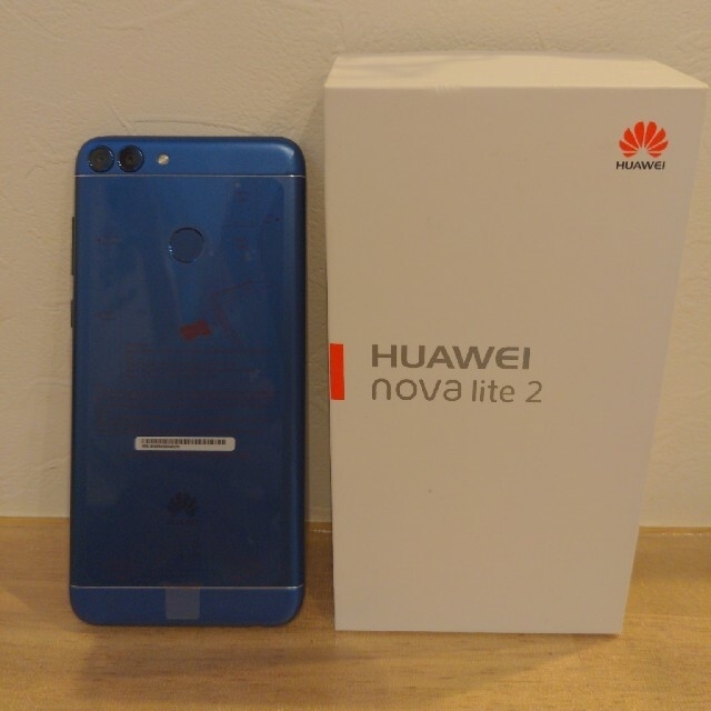 HUAWEI nova lite 2 704HW ブルー　SIMフリー　美品