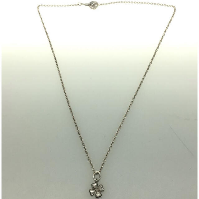 agete(アガット)のageteクローバーネックレスSILVER/SLV レディースのアクセサリー(ネックレス)の商品写真