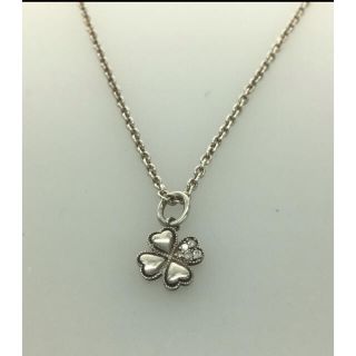 アガット(agete)のageteクローバーネックレスSILVER/SLV(ネックレス)