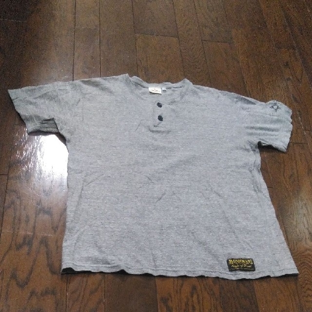 PHERROW'S(フェローズ)のmushmans two moon Tシャツ　ヘンリーネック　別注　38 40 メンズのトップス(Tシャツ/カットソー(半袖/袖なし))の商品写真