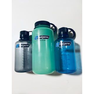 ナルゲン(Nalgene)の3本　ナルゲンボトル(登山用品)