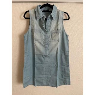 メイソングレイ(MAYSON GREY)の【美品】MAYSON GREY デニム風 チュニック(チュニック)