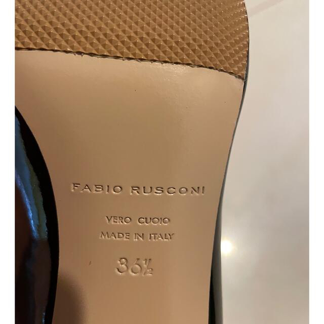 FABIO RUSCONI(ファビオルスコーニ)の新品ファビオルスコーニ　パンプス　黒 レディースの靴/シューズ(ハイヒール/パンプス)の商品写真