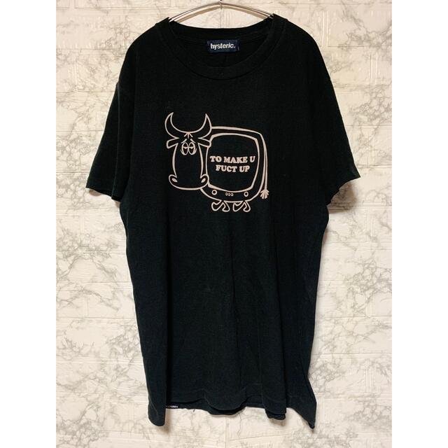 HYSTERICS(ヒステリックス)のHYSTERICS  Tシャツ　Mサイズ 黒 メンズのトップス(Tシャツ/カットソー(半袖/袖なし))の商品写真