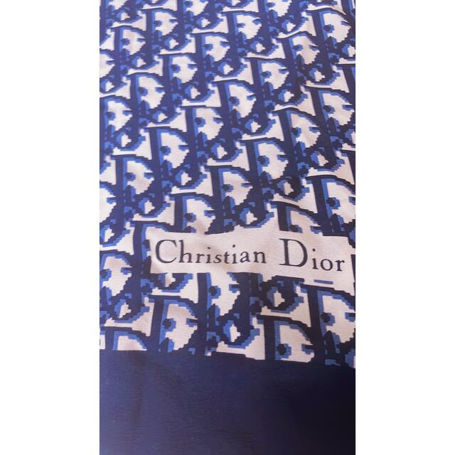 Christian Dior - ディオール スカーフ トロッター ネイビーの通販 by 