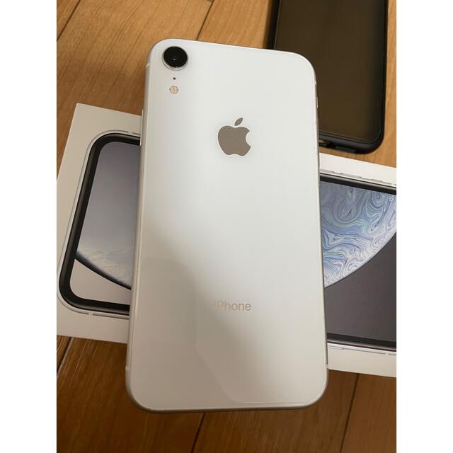iPhone XR 128gb white 84% キズなし 1