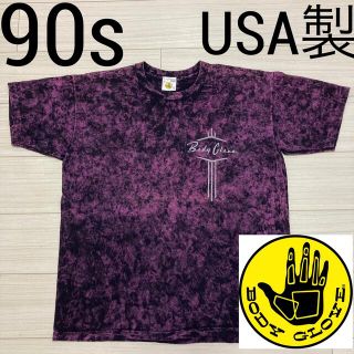 ボディーグローヴ(Body Glove)の90s USA製◆Body Glove◆タイダイ シングルステッチ Tシャツ L(Tシャツ/カットソー(半袖/袖なし))