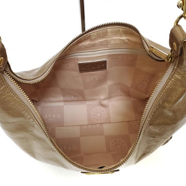 ATAO(アタオ)のアタオ ハンドバッグ - ブロンズ×ゴールド レディースのバッグ(ハンドバッグ)の商品写真