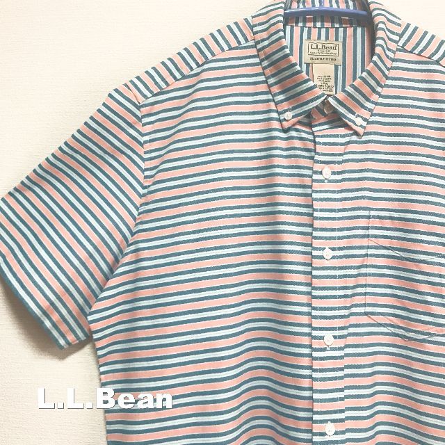 L.L.Bean(エルエルビーン)の【L.L.Bean】SLIGHTLY FITTED ビック BDシャツ レディースのトップス(シャツ/ブラウス(半袖/袖なし))の商品写真