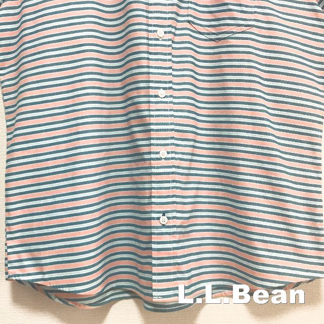 L.L.Bean(エルエルビーン)の【L.L.Bean】SLIGHTLY FITTED ビック BDシャツ レディースのトップス(シャツ/ブラウス(半袖/袖なし))の商品写真