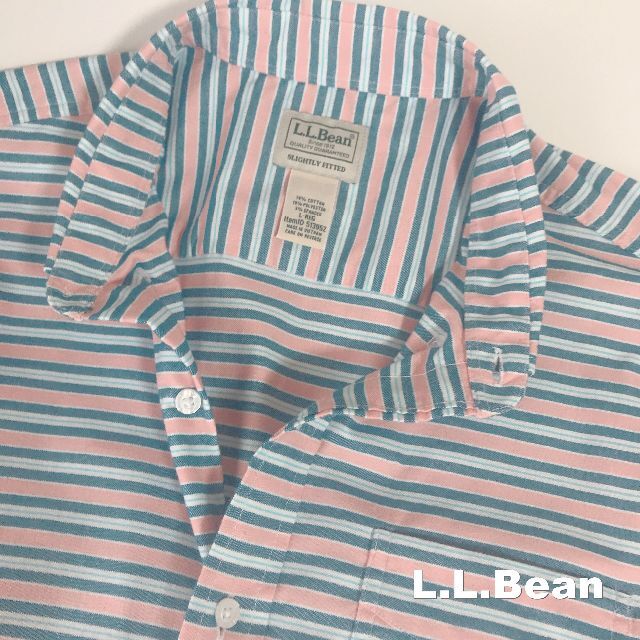 L.L.Bean(エルエルビーン)の【L.L.Bean】SLIGHTLY FITTED ビック BDシャツ レディースのトップス(シャツ/ブラウス(半袖/袖なし))の商品写真