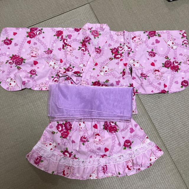 サンリオ(サンリオ)の100  サンリオ　甚平 キッズ/ベビー/マタニティのキッズ服女の子用(90cm~)(甚平/浴衣)の商品写真