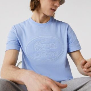 ラコステ(LACOSTE)のLACOSTE★新品未使用★オーバルワニロゴステッチTシャツ(Tシャツ/カットソー(半袖/袖なし))