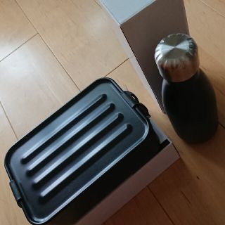 ダルトン DALTON ステンレスボトル(水筒)&ランチボックスセット ブラック(弁当用品)