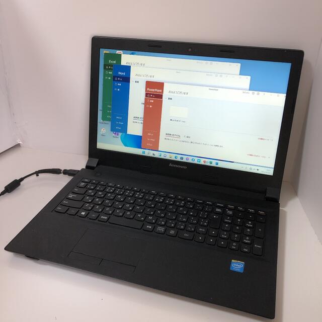 Lenovo(レノボ)のLENOVOノートパソコン1000G大容量 Windows11オフィス付き スマホ/家電/カメラのPC/タブレット(ノートPC)の商品写真