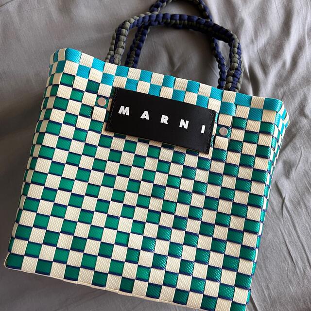 Marni - 国内正規品 marni マルニフラワーカフェ ピクニックバッグ ...