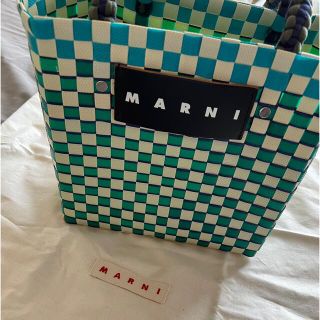 マルニ(Marni)の国内正規品　marni マルニフラワーカフェ　ピクニックバッグ　かごバッグ(かごバッグ/ストローバッグ)