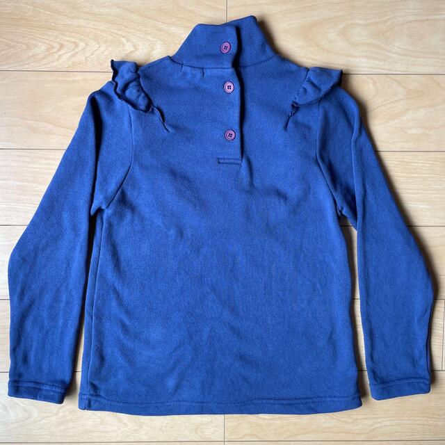 Amber(アンバー)のAmber カットソー　ブルー　韓国13サイズ キッズ/ベビー/マタニティのキッズ服女の子用(90cm~)(Tシャツ/カットソー)の商品写真