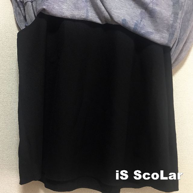 ScoLar(スカラー)の【iS ScoLar】イズスカラー レイヤード Giraffe柄 カットソー レディースのトップス(カットソー(半袖/袖なし))の商品写真