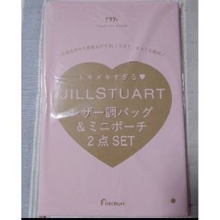 ジルスチュアート(JILLSTUART)のゼクシィ10月号付録 ジルスチュアート レザー調バッグ＆ミニポーチセット 未開封(ポーチ)