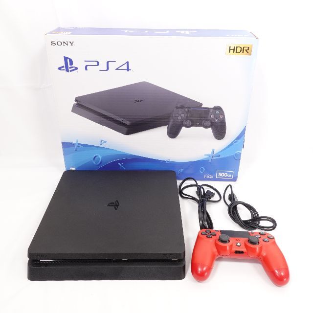 SONY ソニー　①PS4 SLIM/②純正コントローラー　2点セット