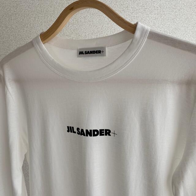 JILSANDER 長袖薄め tシャツ ロゴ+ホワイトM