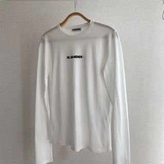 JILSANDER 長袖薄め tシャツ ロゴ+ホワイトM www.krzysztofbialy.com