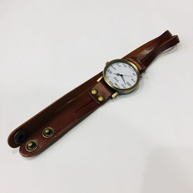世界でも珍しい数式アンティーク調デザイン腕時計 レディースのファッション小物(腕時計)の商品写真