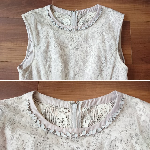 Apuweiser-riche - ☆ApuweiserLuxe☆レーシーチュールプリーツドレス
