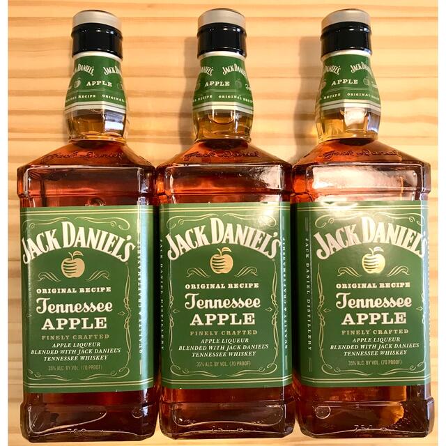 ジャックダニエル テネシーアップル ウイスキー 3本セット ジャックダニエル テネシーアップル ウイスキー 3本セット