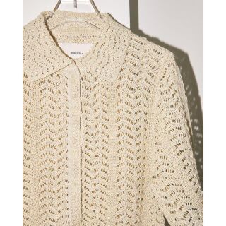 トゥデイフル(TODAYFUL)のLace Knit Shirts "todayful"(シャツ/ブラウス(半袖/袖なし))