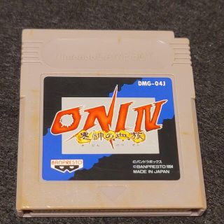 ゲームボーイ(ゲームボーイ)の◼️ONI4 おに4 ゲームボーイ《MA11(携帯用ゲームソフト)