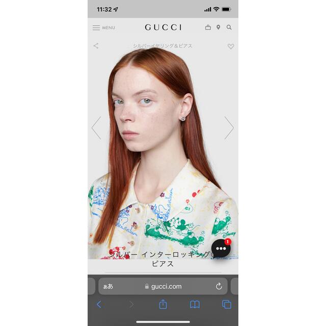 Gucci(グッチ)の売り切れました レディースのアクセサリー(ピアス)の商品写真