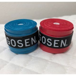 ゴーセン(GOSEN)のGOSEN グリップテープ 2個★迅速発送 赤 青 ゴーセン✳︎色変更可(その他)