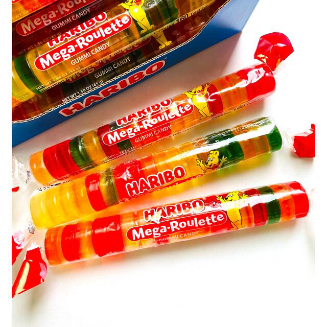 🌈🐻HARIBO Roulette Gummi 🐻🌈 食品/飲料/酒の食品(菓子/デザート)の商品写真