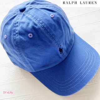 ラルフローレン(Ralph Lauren)の8-20歳サイズ　ラルフローレン  新作　キャップ　青　チノ　ベースボール(帽子)