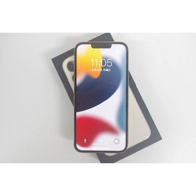 iPhone - 【SIMフリー】iPhone 13 Pro(MLUH3J/A)128GBゴールド