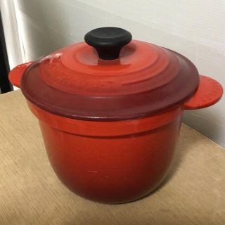 ルクルーゼ(LE CREUSET)のLECREUSET　 ル・クルーゼ　ココットエブリ18 チェリーレッド（箱有り）(鍋/フライパン)