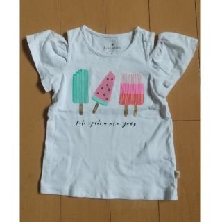 ケイトスペードニューヨーク(kate spade new york)のTシャツ 肩開き 90cm 女の子 kate spade(Tシャツ/カットソー)