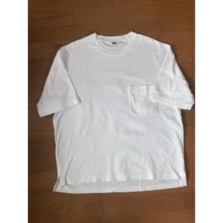 ユニクロ(UNIQLO)のユニクロ　U メンズ　Tシャツ　無地　白　XL(Tシャツ/カットソー(半袖/袖なし))