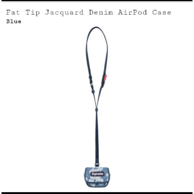 Fat Tip Jacquard Denim AirPod Case