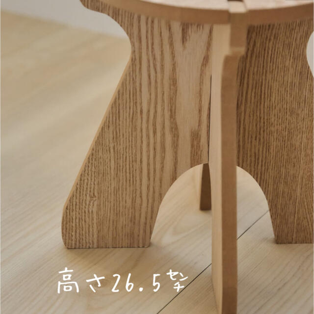 大人気☆木製スツール　ジャグスタンド　ランタン台　キャンプ用品 STOOL インテリア/住まい/日用品の椅子/チェア(スツール)の商品写真