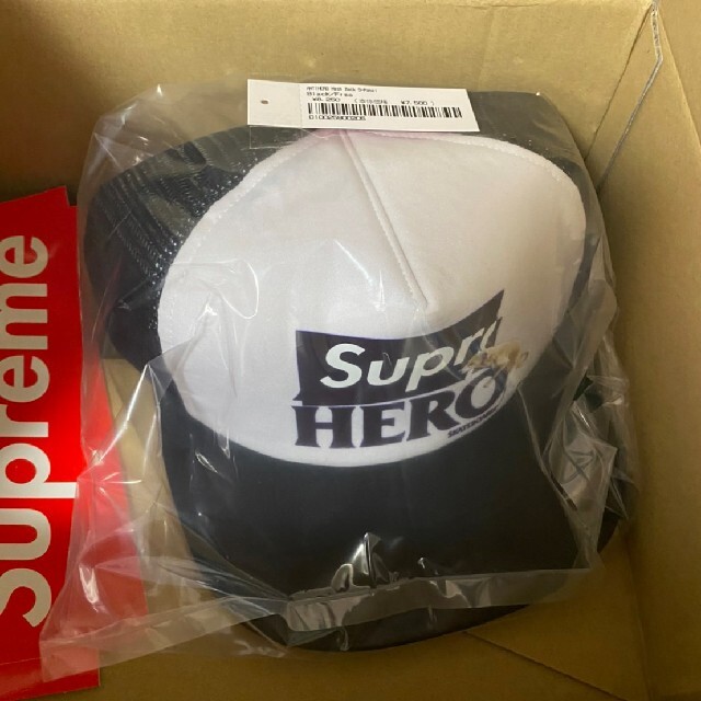 コラボSupreme ANTIHERO Mesh Back 5-Panel 黒