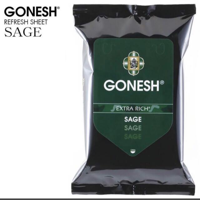 GONESH ガーネッシュ リフレッシュシート 6袋 セージ 制汗 消臭 汗拭き コスメ/美容のボディケア(制汗/デオドラント剤)の商品写真