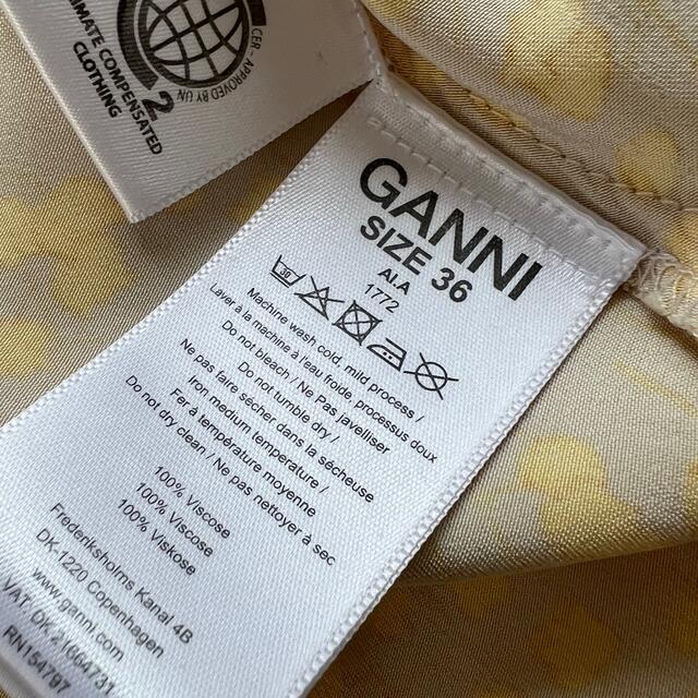 GANNI ガニー キャミワンピース サイズ36 | myglobaltax.com