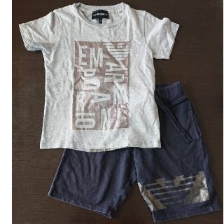 エンポリオアルマーニ(Emporio Armani)の4A 104cm EMPORIO ARMANI上下セット(Tシャツ/カットソー)