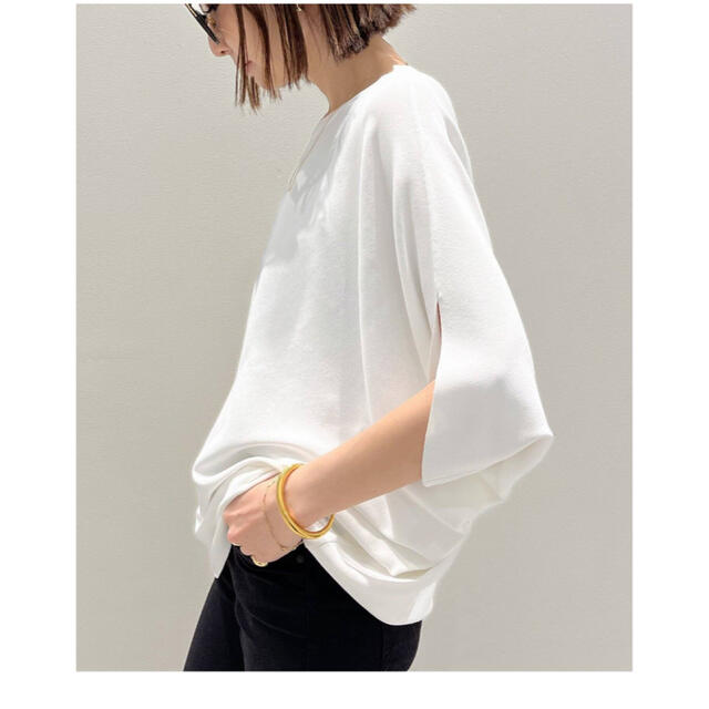 L'Appartement DEUXIEME CLASSE(アパルトモンドゥーズィエムクラス)のL'Appartement Short sleeve Knit Pullover レディースのトップス(ニット/セーター)の商品写真