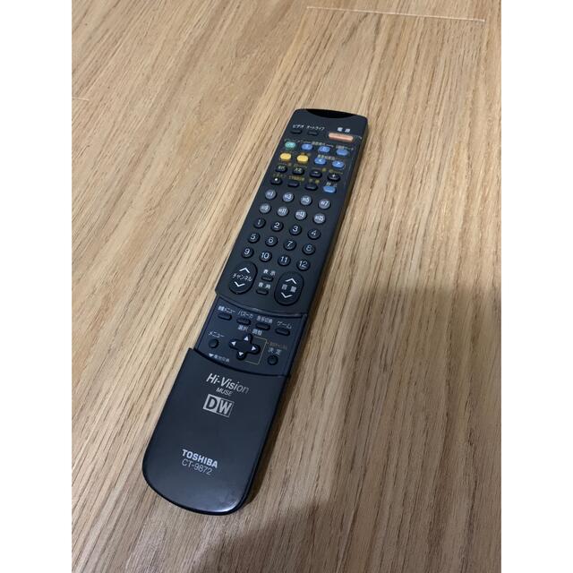 東芝(トウシバ)のTOSHIBA 東芝 テレビ用リモコン CT-9872 スマホ/家電/カメラのテレビ/映像機器(その他)の商品写真